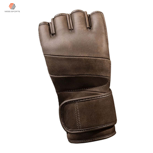 ถุงมือหนังสำหรับ MMA สำหรับฝึกซ้อมต่อสู้ ถุงมือชกกระสอบทรายสำหรับผู้ชาย ราคาประหยัด ถุงมือฟิตเนสและศิลปะการต่อสู้ MMA - Product Image 2