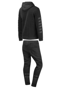 MENS TRACKSUIT SET FLEECE HOODIE TOP & BOTTOMS JOGGERS GYM PLAIN POCKETS NEW - Product Image 3