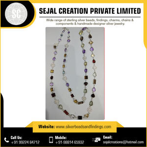 Collier d'anniversaire unique en argent sterling 925 Bijoux en or pour fiançailles de mariage ou cadeau fourni par le fabricant - Product Image 2