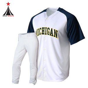Uniforme de Baseball personnalisé, uniforme de Baseball pour hommes, 100% Polyester, haut Ten, vente en gros, nouvelle collection, vente en gros - Product Image 3