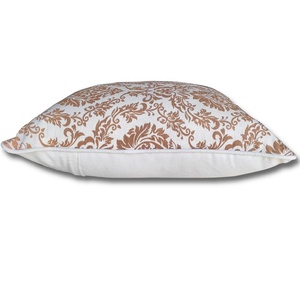 beautiful brown paisley design throw pillow cushion <b>cover</b> 100% cotton cushion <b>cover</b> elegant throw pillow cushions - Product Image 2