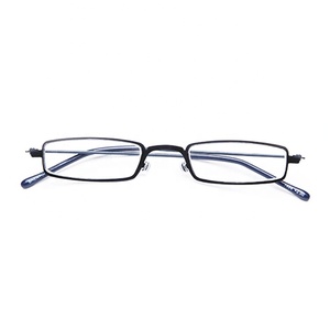 2025 alta calidad moda pequeño Mini Metal Acero inoxidable <span class=keywords><strong>gafas</strong></span> <span class=keywords><strong>de</strong></span> <span class=keywords><strong>lectura</strong></span> con caja <span class=keywords><strong>de</strong></span> Metal - Product Image 4