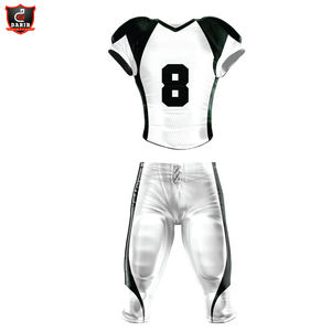 2021 Precio directo de fábrica Ropa deportiva Uniforme de fútbol americano de alta calidad Tallas grandes Característica Conjuntos transpirables - Product Image 6