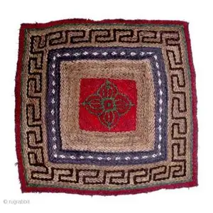 Best Quality Tibetan Religious Double Dorje Carpet is handmade made of 100% organic wool Original Fabric