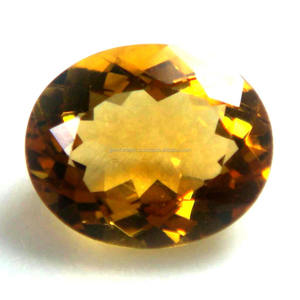Citrine brésilienne, pierres précieuses ovales à taille brillante, pierres semi-précieuses naturelles certifiées, fabricant indien de pierres précieuses en vrac, OEM - Product Image 3