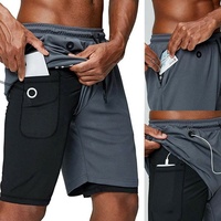 Shorts de sport décontractés pour hommes en coton biologique uni, légers, pour la gym, l'entraînement, le fitness, la musculation, la course, le jogging et la natation, séchage rapide