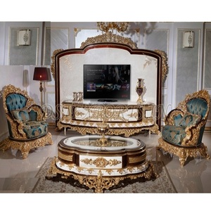 Handmade Wooden Carved Luxurious <b>TV</b> <b>Stand</b> Set Classic Luxury Living Room <b>TV</b> <b>Wall</b> Unit Set Wooden Carved <b>TV</b> <b>Stand</b> Unit Sale - Product Image 1
