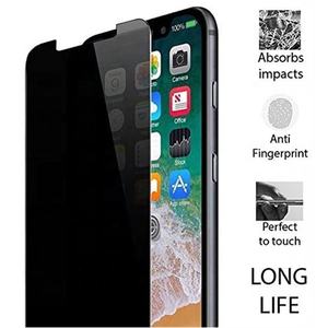 Meilleure Vente 2 PIÈCES Trempé D'intimité Lunettes + Antichoc de Téléphone Portable Transparent TPU Clair Pour Iphone <span class=keywords><strong>XS</strong></span> MAX 6.5 pouces - Product Image 4