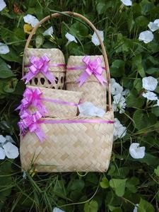 Bibelots cadeaux en bambou tissés à la main, pour décoration et rangement des cadeaux - Product Image 5