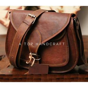 Cross Body Leather Bag Women, Brown Leather Satchel Bag, Shoulder Bag, Women Office Bag - Perfect Gift for Her - Product Image 1