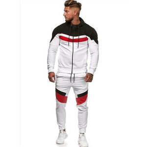 Survêtements de course à capuche, prix de gros, Logo personnalisé, vêtements de sport, entraînement, Jogging, costumes d'entraînement pour hommes - Product Image 1