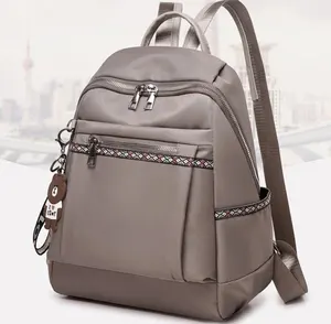 2020 New fashion school college girls pure leather backpack cross body bag high quality custom logo design