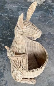 Cestas de almacenamiento modernas en forma de canguro de ratán Natural, nuevo Diseño Artesanal de animales para el hogar, Hospital, sala de estar al aire libre - Product Image 3