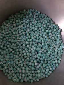 Cuentas de cristal azul hechas a mano, cuentas de cristal de color personalizado de 8mm y 6mm para la fabricación de joyas, directo del exportador del fabricante - Product Image 3