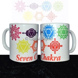Tasse imprimée aux sept chakras : Tasse Chakra - Achetez en gros la tasse Chakra - Product Image 1