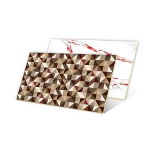 กระเบื้องปูพื้นพอร์ซเลนสำหรับตกแต่งภายในห้างสรรพสินค้า ความละเอียดสูง ลายหินอ่อนสมัยใหม่ ผิวเงาขัดมันเต็มแผ่น ขนาด 600x1200 มม. เหมาะสำหรับห้องประชุม - Product Image 1