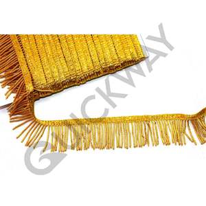 OEM High Quality 2025 <b>Gold</b> Bullion Handmade Tassel Fringe <b>Trimmings</b> Hot Sale Wholesale for Garment Use - Product Image 6