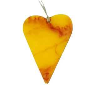 Producto colgante navideño de resina en forma de corazón, producto en oferta - Product Image 3