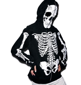Sudadera con capucha de talla grande para hombre, con cremallera, Color liso, grueso, alta calidad, venta al por mayor - Product Image 1