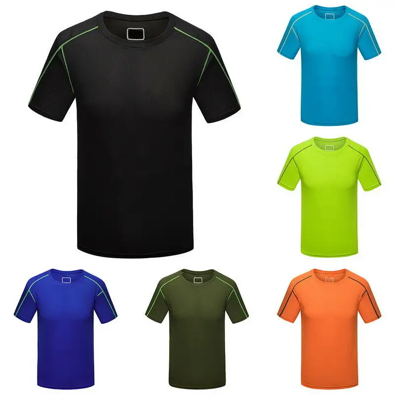 Multiple Colors New Style Custom Printing T Shirts Pantone Yellow Green Red Ordinary Fluorescent Orange Blue Tee Shirt