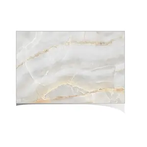 Azulejos de pared de Onyx con apariencia de mármol, resaltador de Superficies especiales doradas, azulejos de cerámica para cocina, baño y Templo