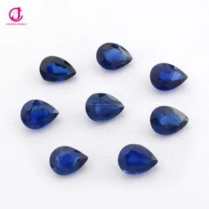 Royal Blue Sapphire Pear cut faceted Loose đá quý đối với trang sức tự nhiên Sapphire thủ công đá quý bán buôn Nhà cung cấp