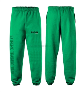 Ropa de calle personalizada pantalones de chándal a rayas logotipo bordado lavado ácido 100% algodón holgado Jogger Flare pantalón de sudor para hombres bordado - Product Image 3