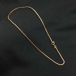 Cadena de Caja Chapada en Oro Rosa - Product Image 1