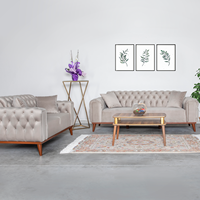 Canapé-lit Chesterfield de luxe moderne capitonné avec cadre en bois massif extensible pour salon, salle de sport, appartement, centre commercial, usage domestique