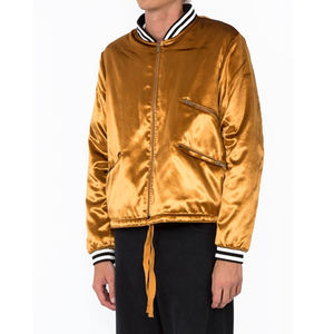 Vestes rembourrées en soie pour hommes, blouson chaud et imperméable, de haute qualité, sur mesure, pull-over - Product Image 1