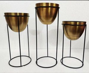 Jardinière d'intérieur décorative, support de fleurs en métal, haute qualité, décoration de jardin - Product Image 6