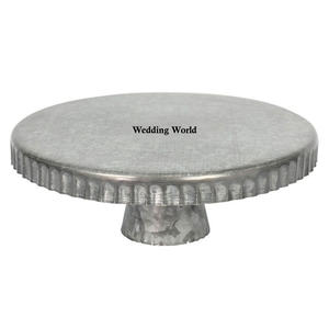 Soporte redondo de metal Vintage para Tartas, soporte para tartas hecho a mano de excelente calidad, superventas, soporte para tartas de metal nuevo y elegante - Product Image 1