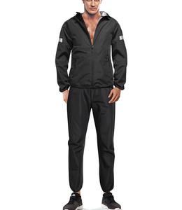 <b>Sauna</b> <b>Suit</b> Gym Workout Fitness Training Non Rip Hooded Jacket Pants Sweat <b>Suits</b> Weight Loss Slimming Exercises <b>Sauna</b> <b>Suit</b> <b>For</b> Wo - Product Image 2