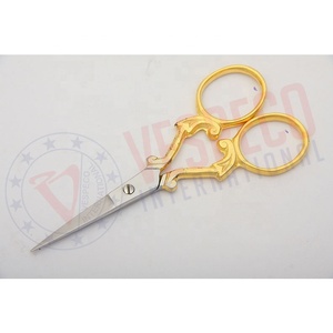Ciseaux à lame droite en acier inoxydable pour la broderie et la couture Type de beauté avec pointe pointue pour la coupe du fil - Product Image 1