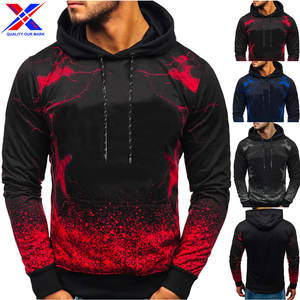 Personalizado propio logotipo hombres algodón poliéster impreso pulóver sudaderas con capucha al por mayor mejor diseño pulóver sudaderas con capucha - Product Image 6