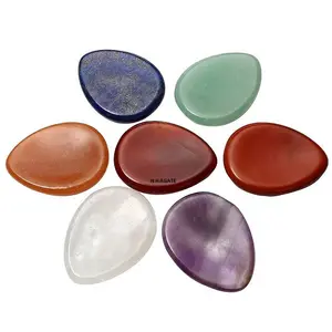 Assorted worry thumb stones