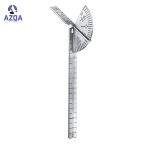 Thép không gỉ castroviejo đo Caliper DIY lớp kim loại cai trị với cm & <span class=keywords><strong>mm</strong></span> đánh dấu cong điều chỉnh & khóa vít - Product Image 6
