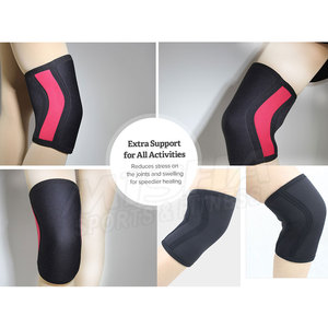Manchons de genou avec logo personnalisé OEM pour l'haltérophilie Powerlifting Compression souple avec fonction de protection Offre Spéciale la fabrication - Product Image 5