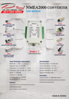 Ndea 2000 marine multifonction IP67 étanche convertisseur jauge de bateau
