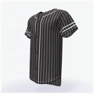 Camisetas de béisbol personalizadas OEM, Camisa de algodón, tira de sublimación, logotipo bordado, nuevo estilo - Product Image 6