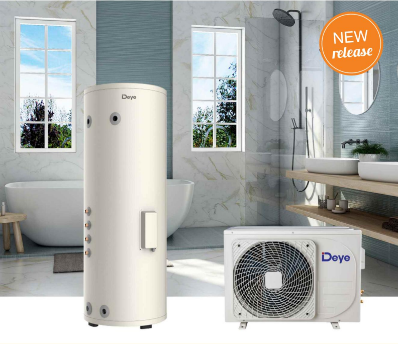 300L Deye Солнечный водонагреватель для домашнего использования по лучшей цене, гибридный AC/DC разделенный тепловой насос