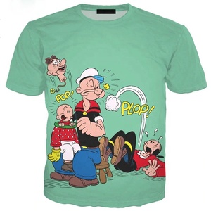 Áo Phông In Hình Popeye Thủy Thủ Chuyển Hình 3D Hoạt Hình Áo Phông In Hình Hoạt Hình Kỹ Thuật Số Tùy Chỉnh - Product Image 2