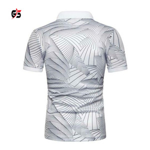 Camiseta estampada de alta calidad para hombre, camisa con cuello vuelto, diseño personalizado por sublimación, manga corta, ropa informal - Product Image 4