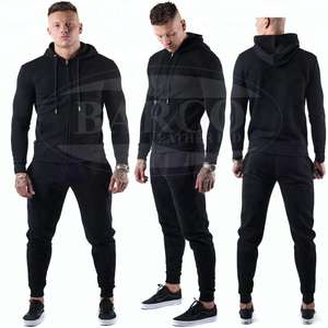 Sweat à capuche personnalisé grande taille pour hommes, jogging, survêtement en polyester, vente en gros - Product Image 6