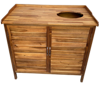 Armoire en bois d'acacia pour serre de jardin Fabriquée au Vietnam Est amovible Facile à assembler Respectueuse de l'environnement