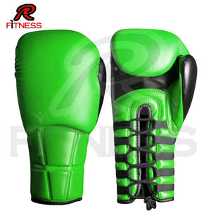 Gants de boxe en cuir PU personnalisés pour l'entraînement et le sparring de kick-boxing avec fermeture auto-agrippante et caractéristiques antidérapantes - Product Image 5