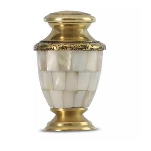 Top Selling Classic Design Cremation Urns With Gold Finished <b>Funeral</b> <b>Supplies</b> Metal Urns India cremation urns - Product Image 3