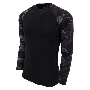 Chemise de Compression pour hommes sur mesure de haute qualité/vêtements de gymnastique pour hommes, course à pied, fitness, hauts de Club, maillot de Compression - Product Image 6