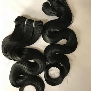 Top Quality Double Weft best quality wholesale price raw unprocessed virgin Indian hair