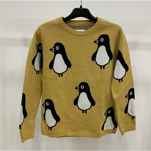 Pull en cachemire de coton biologique pour bébé, étiquette personnalisée, vente en gros, nouveauté - Product Image 1